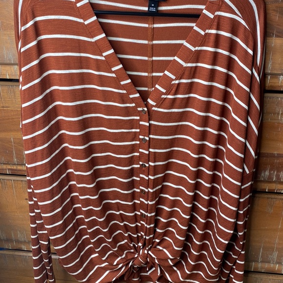 Long Sleeve Burnt Orange Top - Picture 3 of 7
